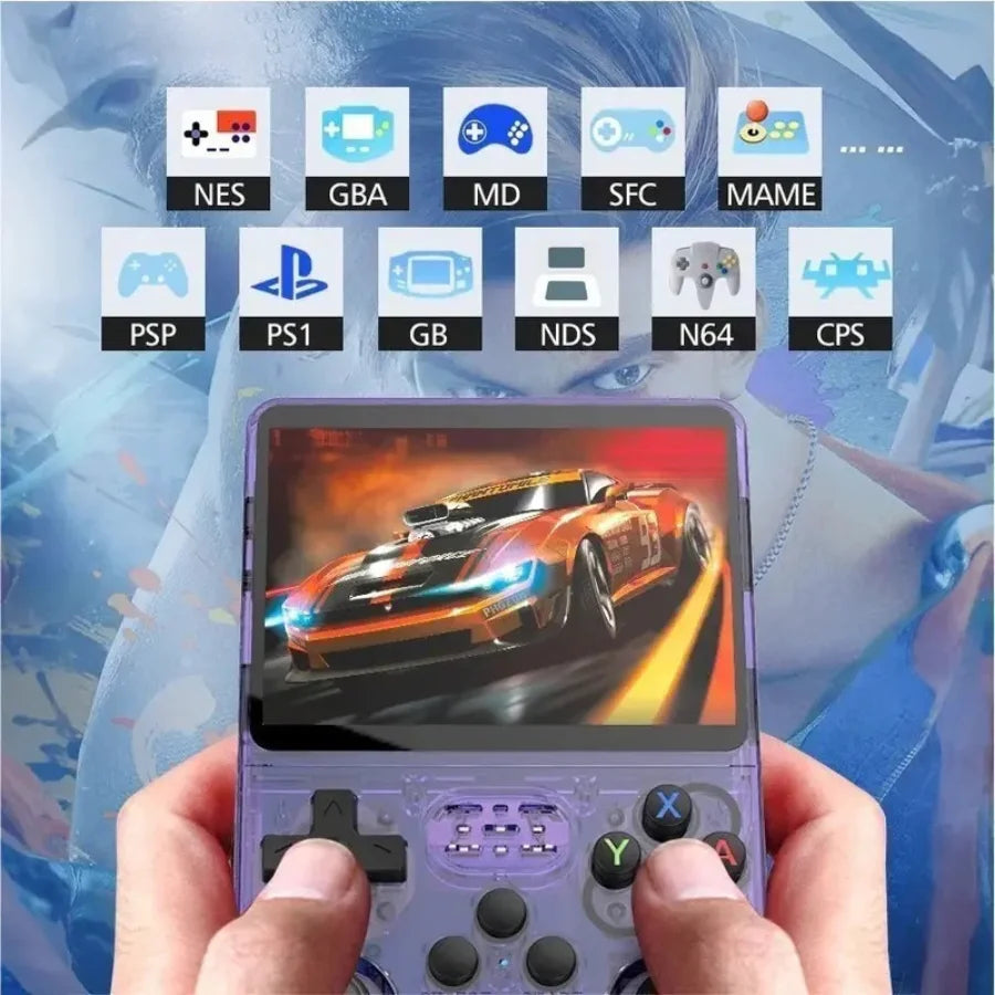 R36S 64G Linux Video Game Console + 15.000 + IPS Screen 3.5 Inch Video Game Console