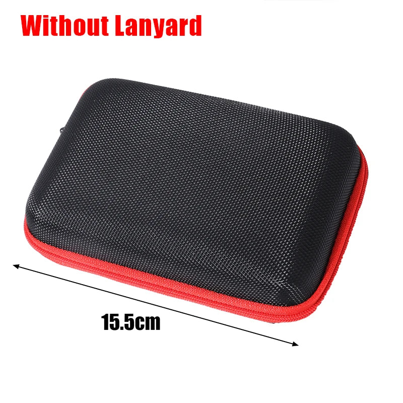 Kit 4 em 1: Capa + Película de Vidro para Console de Jogos R36S, Bolsa de Transporte com Cordão, Protetor de Tela e Película de Vidro Temperado para R36S