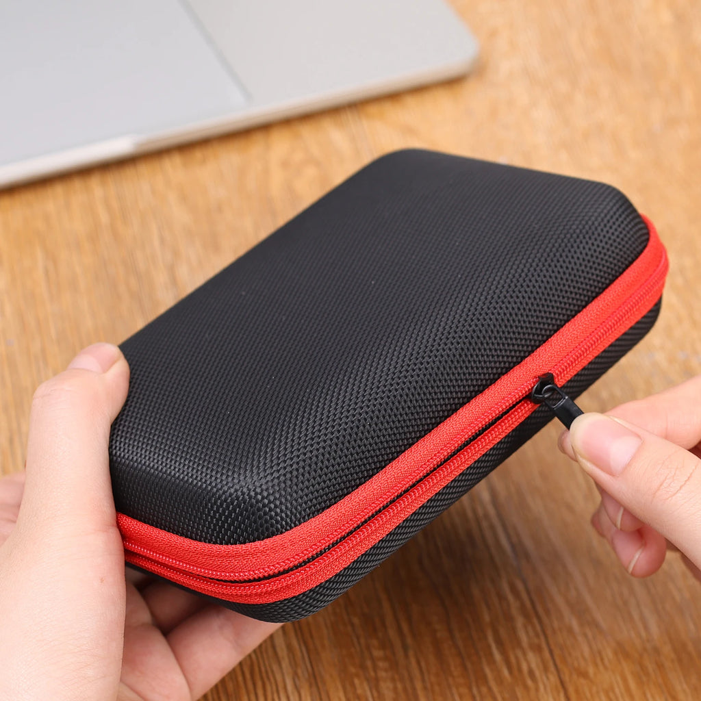 Kit 4 em 1: Capa + Película de Vidro para Console de Jogos R36S, Bolsa de Transporte com Cordão, Protetor de Tela e Película de Vidro Temperado para R36S