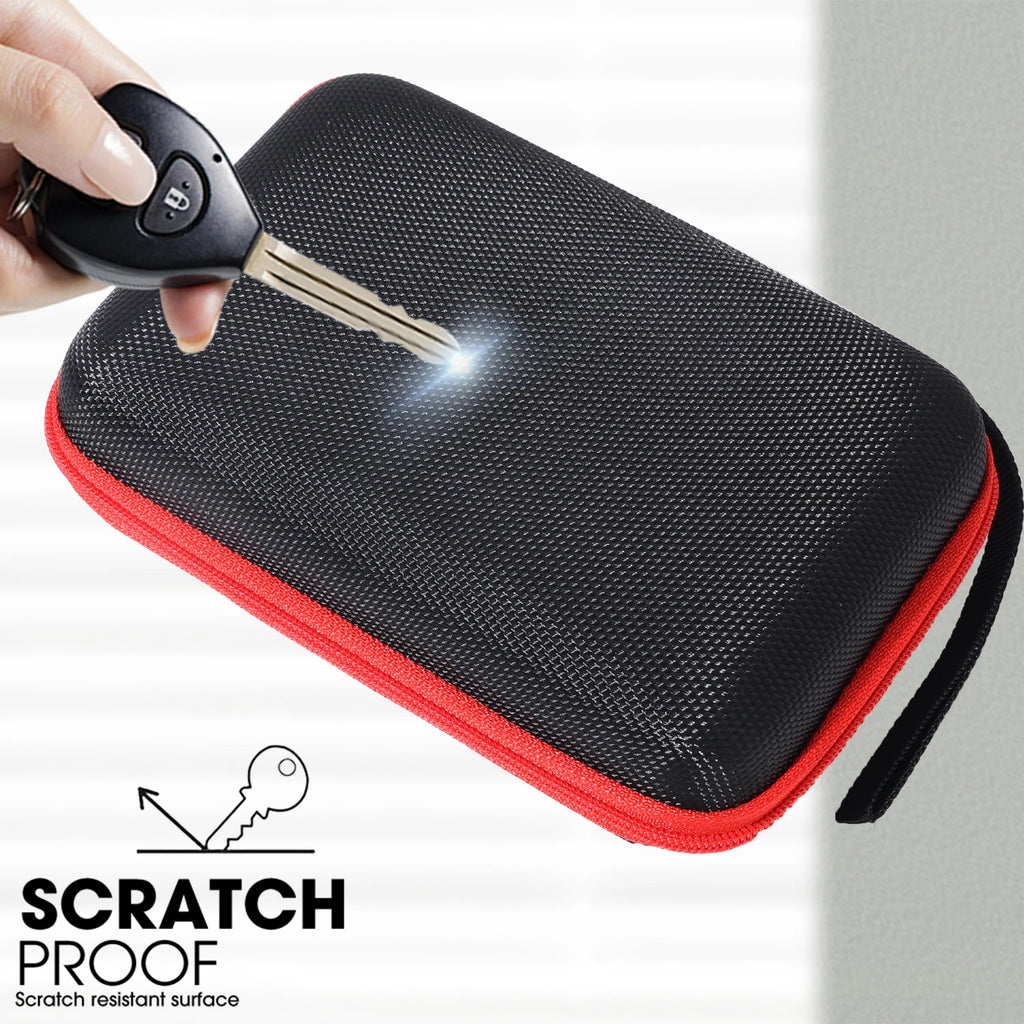 Kit 4 em 1: Capa + Película de Vidro para Console de Jogos R36S, Bolsa de Transporte com Cordão, Protetor de Tela e Película de Vidro Temperado para R36S